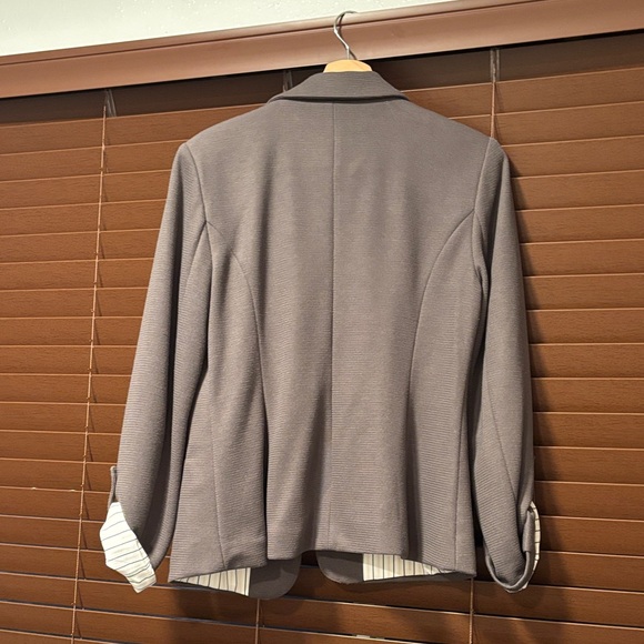 41 Hawthorn Gray Blazer with Striped Lining - Picture 2 of 2